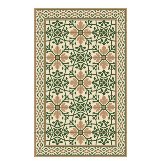 Beija Flor TAPPETO IN VINILE FLOWERS 50 x 120 cm