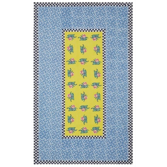 TELO COTONE 140 x 240 cm Tiles Yellow