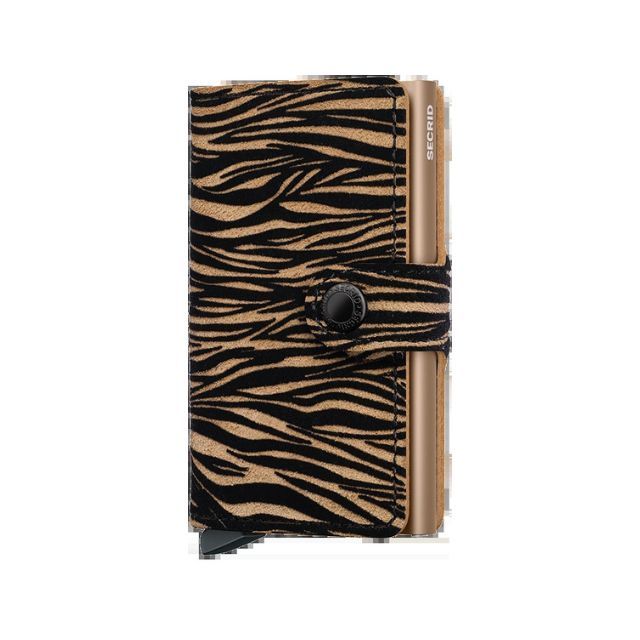 Miniwallet zebra beige