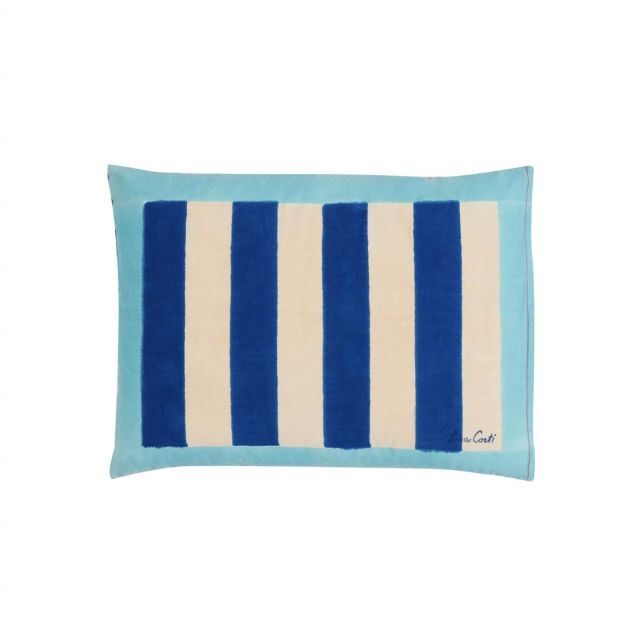 Cuscino Cotone 30x40 Nizam Stripes Blue Natural