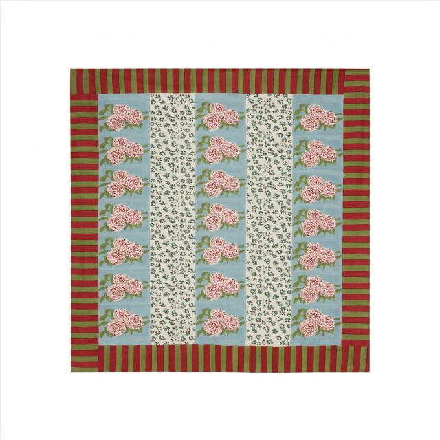 Telo Cotone 180x270cm Leopard Stripes Sky