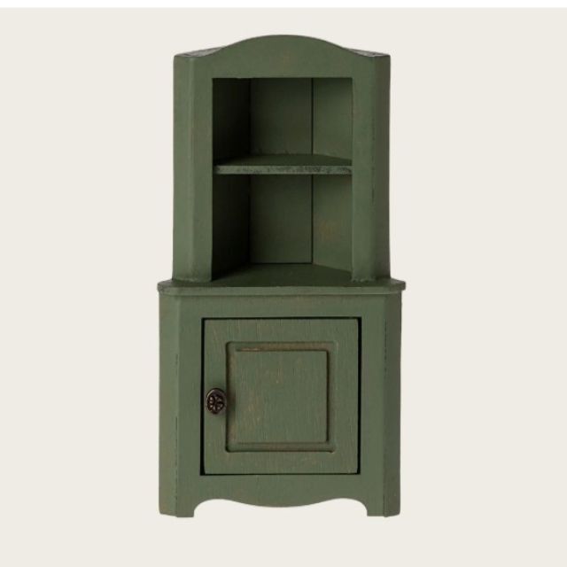 ARMADIO AD ANGOLO PER LA CASA DEI TOPOLINI – VERDE SCURO