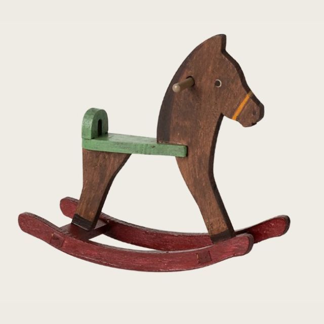 CAVALLO A DONDOLO – MARRONE SCURO