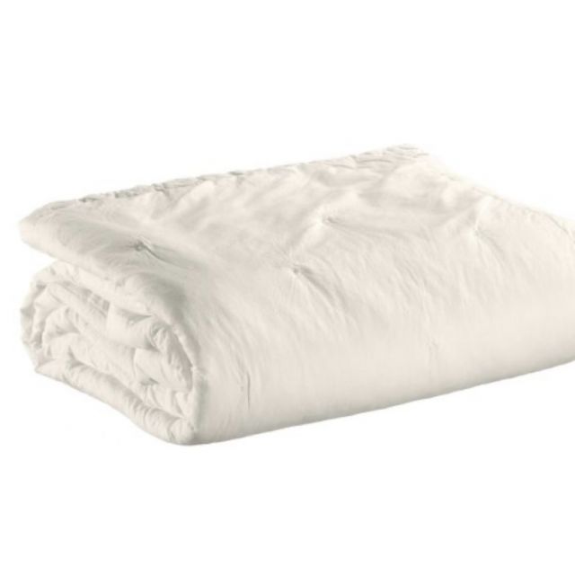 Plaid Tika Color Neige 240x260