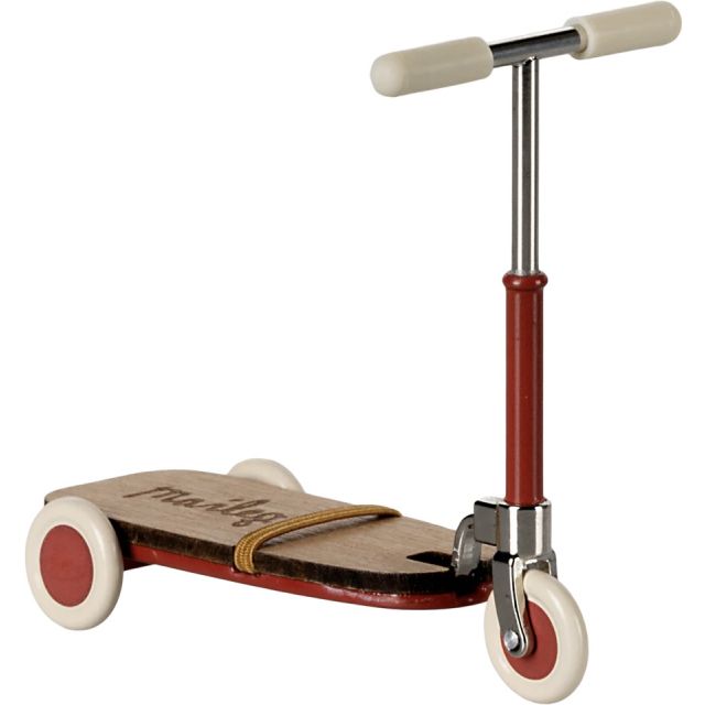 MONOPATTINO TOPO- rosso