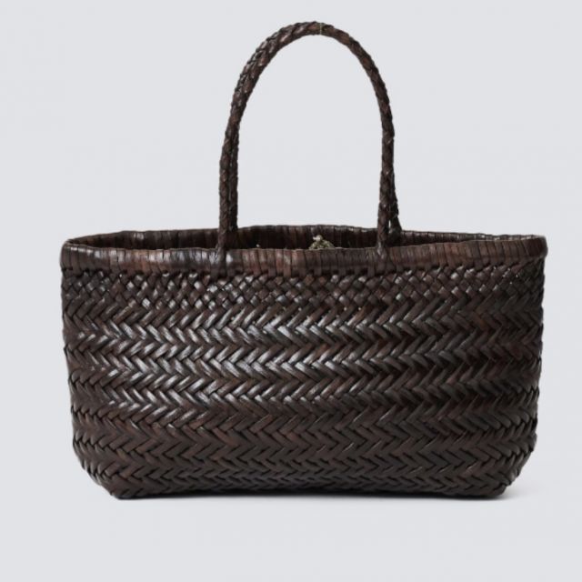 MINI FLAT GORA DARK BROWN