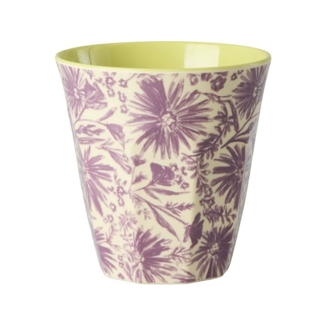 BICCHIERE IN MELAMINA-FLOWER PRESS