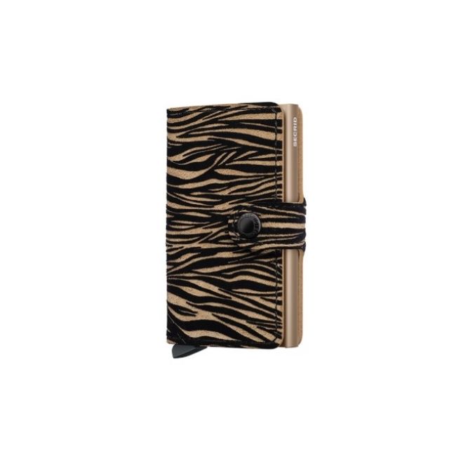 Miniwallet zebra beige