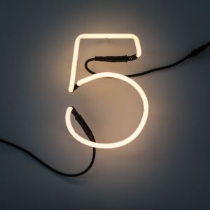 Seletti NUMERO LUMINOSO DA PARETE Neon Art - 5