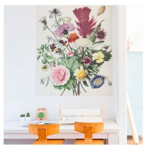 IXXI QUADRO A PANNELLI BOUQUET di FIORI Large 120 x 160 cm