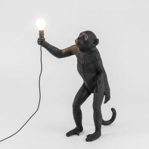 Seletti MONKEY LAMP BLACK in piedi