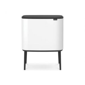 brabantia PATTUMIERA DOPPIA BO TOUCH 11 23 L BIANCO