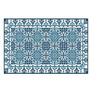 TOVAGLIETTA IN VINILE DECORO BARCELONA Blue