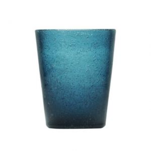 Memento BICCHIERE IN VETRO SOFFIATO DEEP BLUE