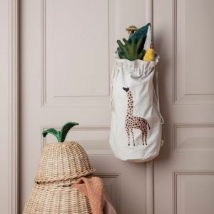 Ferm Living BORSA PORTAGIOCHI GIRAFFA