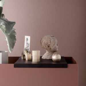 Ferm Living PORTA BIGLIETTI SFERA IN OTTONE