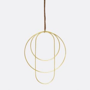 Ferm Living CERCHI DECORATIVI IN OTTONE