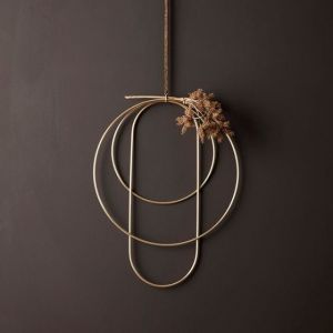 Ferm Living CERCHI DECORATIVI IN OTTONE