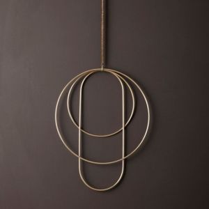 Ferm Living CERCHI DECORATIVI IN OTTONE