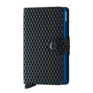 MINIWALLET CUBIC BLACK BLUE