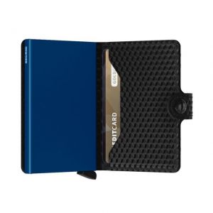 MINIWALLET CUBIC BLACK BLUE