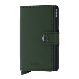 MINIWALLET MATTE GREEN-BLACK