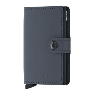 MINIWALLET MATTE GREY-BLACK