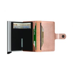 MINIWALLET METALLIC ROSE