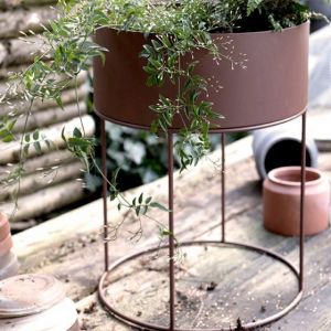 Ferm Living PLANT BOX RED BROWN