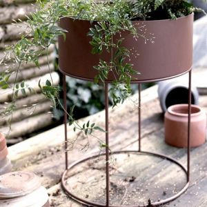 Ferm Living PLANT BOX RED BROWN