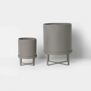 Ferm Living VASO BAU POT WARM GREY SMALL