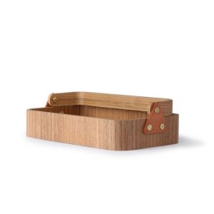 HK Living SCATOLA IN LEGNO NATURALE DI SALICE