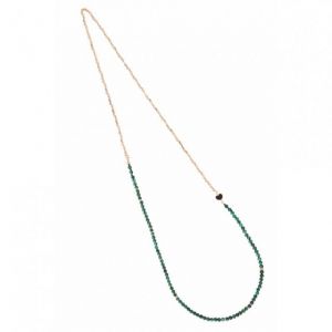 COLLANA CON PIETRE DI MALACHITE