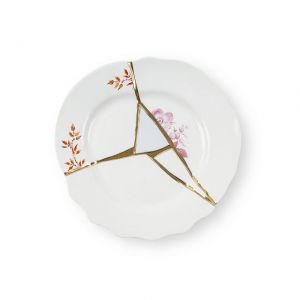 Seletti KINTSUGI-1 Piatto Frutta in porcellana