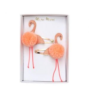 Meri Meri FERMAGLI PER CAPELLI FLAMINGO