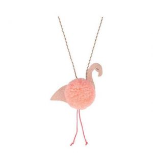 Meri Meri COLLANINA DI PERLE FLAMINGO ROSA