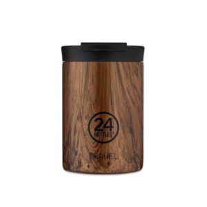 24 Bottles TRAVEL TUMBLER SEQUOIA WOOD 350 ml