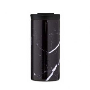 24 Bottles TRAVEL TUMBLER BLACK MARBLE 600 ml