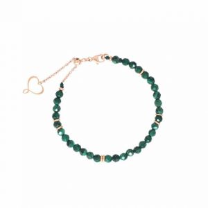 BRACCIALE CON PIETRE DI MALACHITE