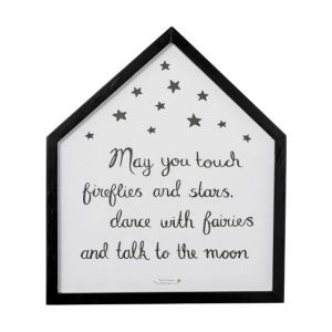 Bloomingville  QUADRO text: may you touch......40 x h46 cm