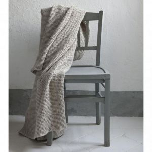 PLAID STONEWASHED MAIA Lino 140 x 200 cm