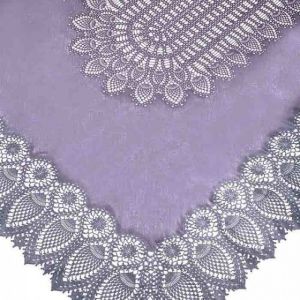 TOVAGLIA PIZZO LAVENDER 150 x 264 cm