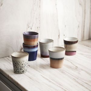 BICCHIERI IN CERAMICA SET DI 6