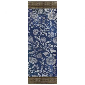 TAPPETO IN VINILE DECORO BOHEMIAN GARDEN Indigo Flower 50 x 120 cm