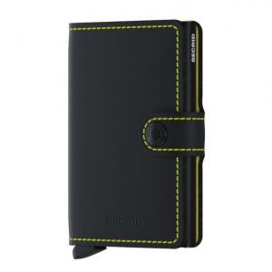 MINIWALLET MATTE BLACK e YELLOW