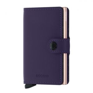 MINIWALLET MATTE PURPLE-ROSE