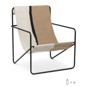 DESERT LOUNGE CHAIR Black/Soil