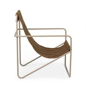 DESERT LOUNGE CHAIR Cashmere/Stripes