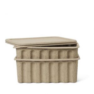 PAPER PULP BOX Large Set di 2