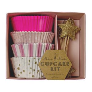 Meri Meri TOOT SWEET Pink Cupcake Kit